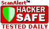 HackerSafe certification provides you with extra security when shopping with us